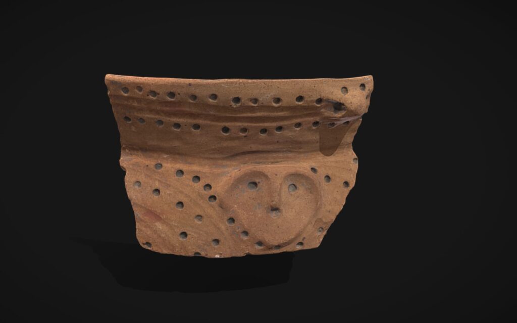 Фрагмент кераміки з антропоморфним зображенням