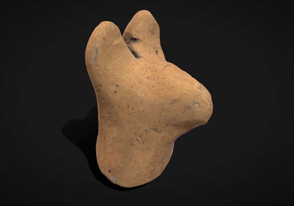 Голова зооморфної фігурки